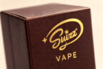Suizz amnesia packaging branding detail, styled photograph