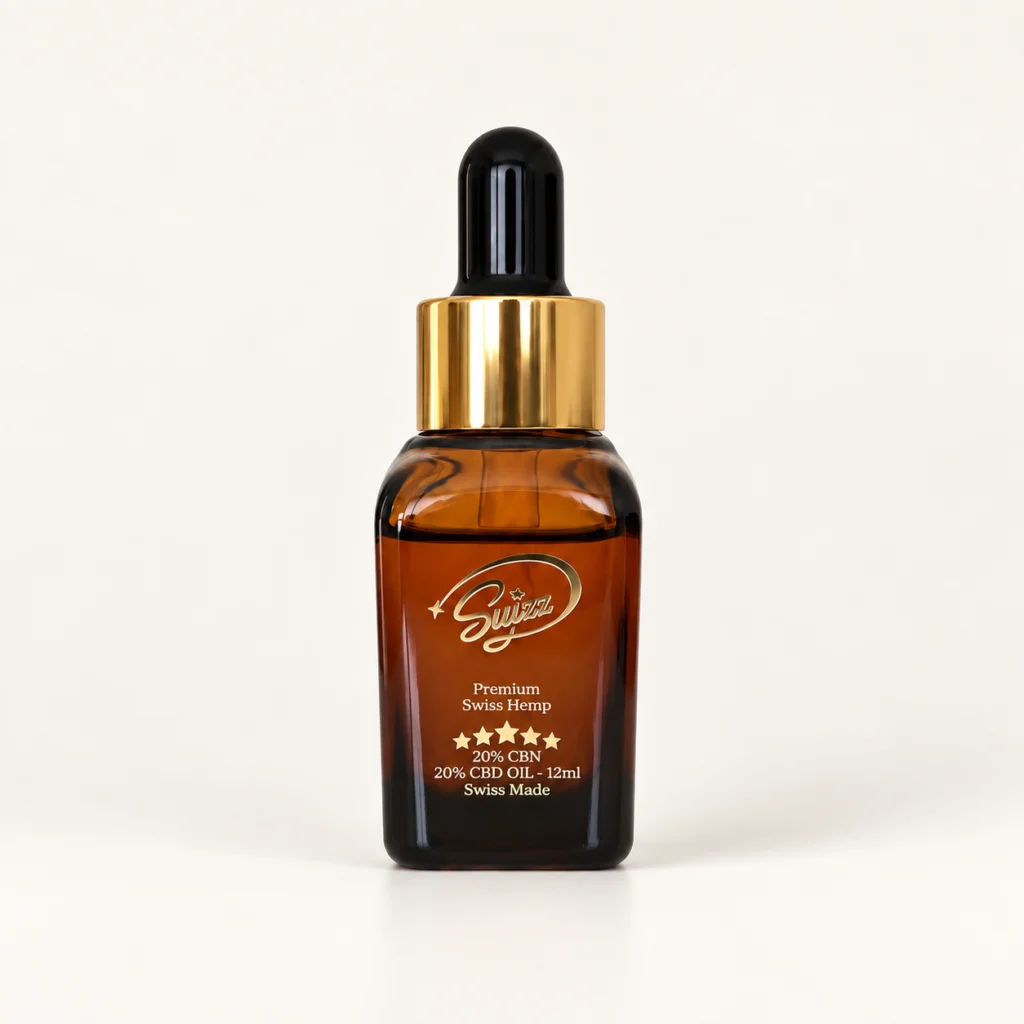 Suizz CBD 20% + CBN 20% Oil in the coordinated ivory studio collection