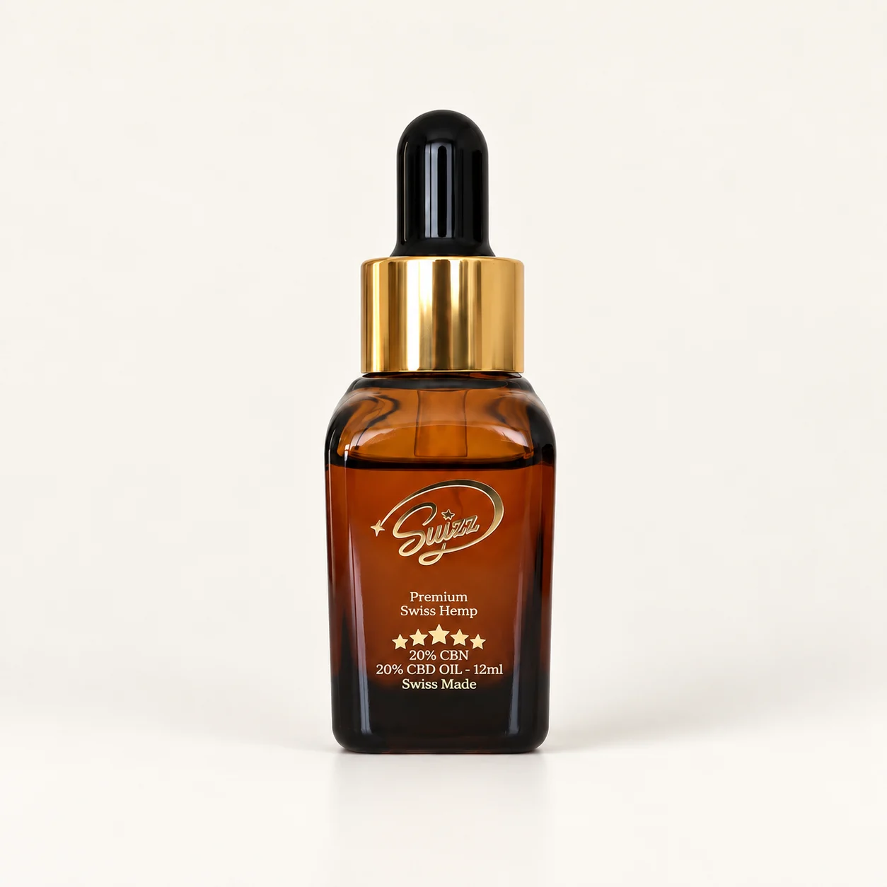Suizz CBD 20% + CBN 20% Oil in the coordinated ivory studio collection