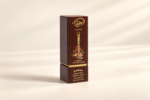 Suizz cognac carton, styled studio photograph