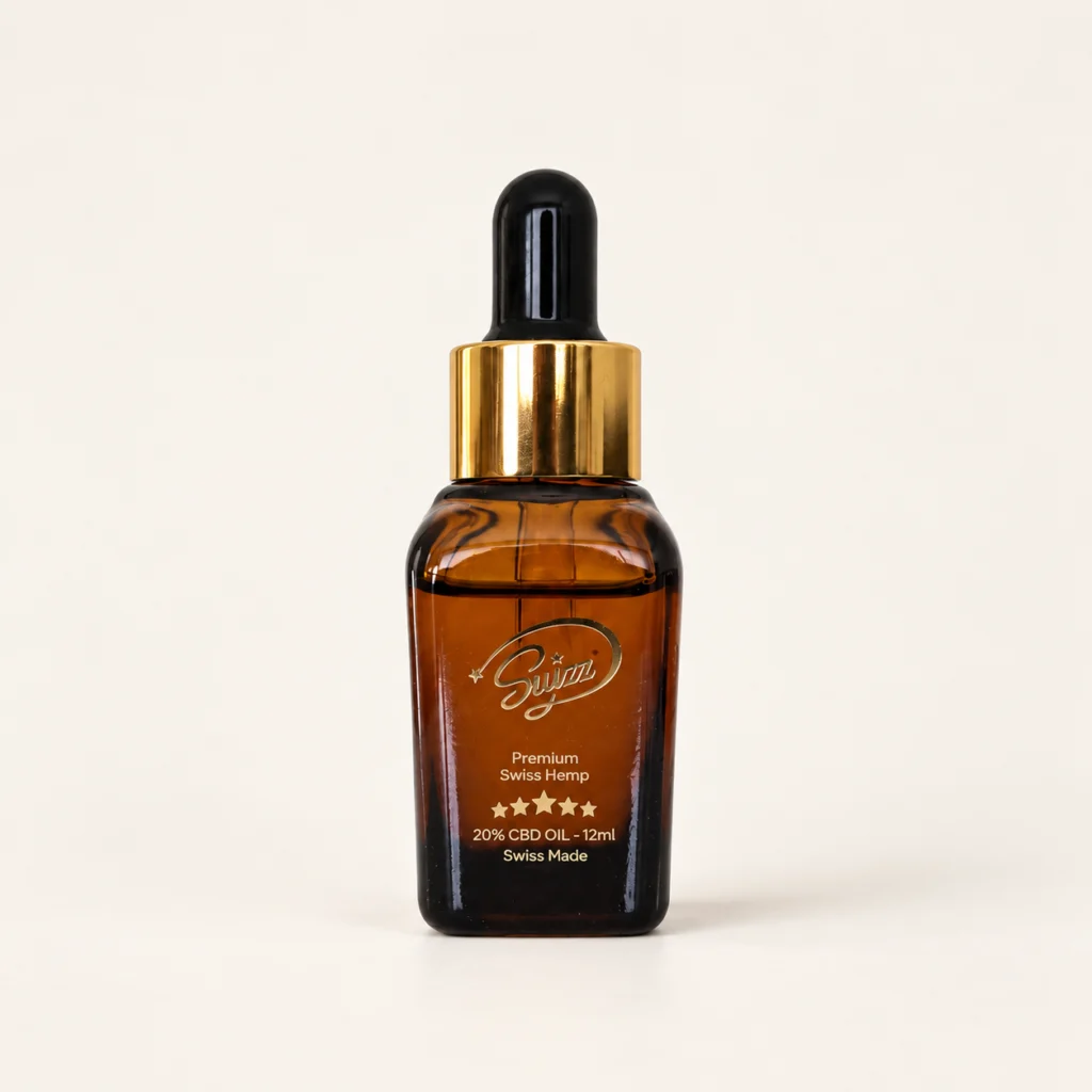 Suizz CBD Oil 20% in the coordinated ivory studio collection