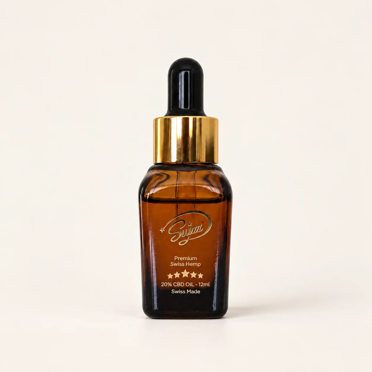 Suizz CBD Oil 20% in the coordinated ivory studio collection