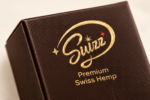 Suizz oil30 packaging branding detail, styled photograph