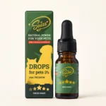 Suizz Pet Drops 3% bottle and its original green carton, 10 ml