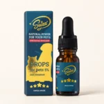 Suizz Pet Drops 5% bottle and its original blue carton, 10 ml